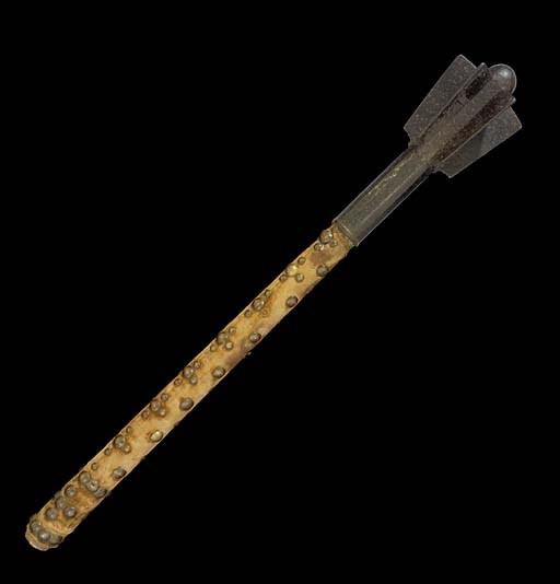 A POLISH MACE, IN 14TH CENTURY STYLE