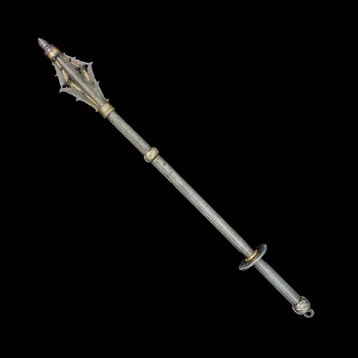 A MACE, IN LATE 15TH CENTURY 'GOTHIC' STYLE