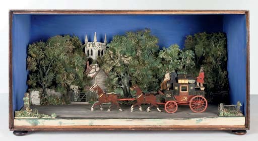 A VICTORIAN COLLAGE DIORAMA
