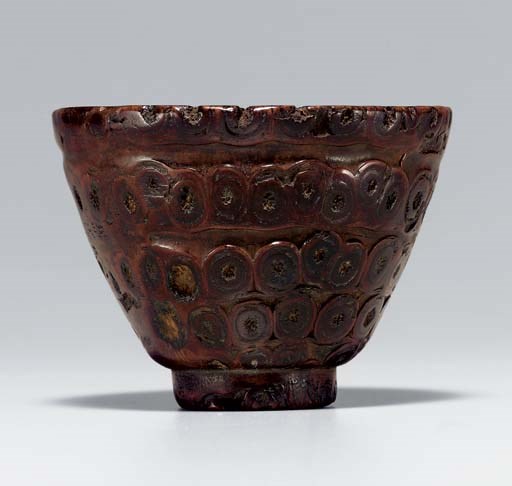 A RARE BAMBOO ROOT CUP