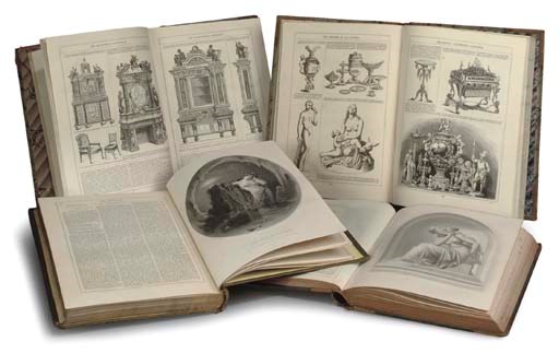 Art Journal Illustrated Catalogue of the International Exhibition, London: Virtue, 1851 and 1862; Art Journal, London: Virtue, 1862, Vol. I; Art Union, London: Palmer & Clayton, 1847; 4 volumes; engraved plates, illustrations (some spotting), some bindings loose 	 (4)