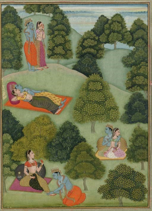 A folio from a Rasikapriya