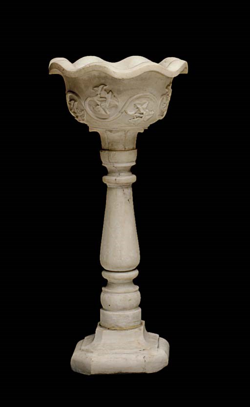 A marble jardiniere