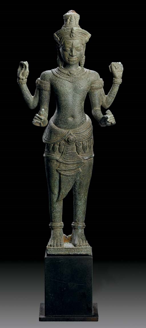 A bronze figure of Lokeshvara