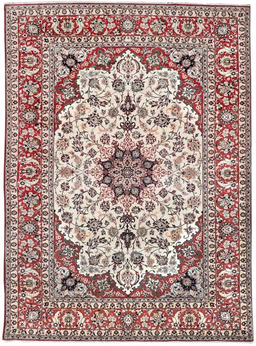 A fine Isfahan carpet, Central Persia