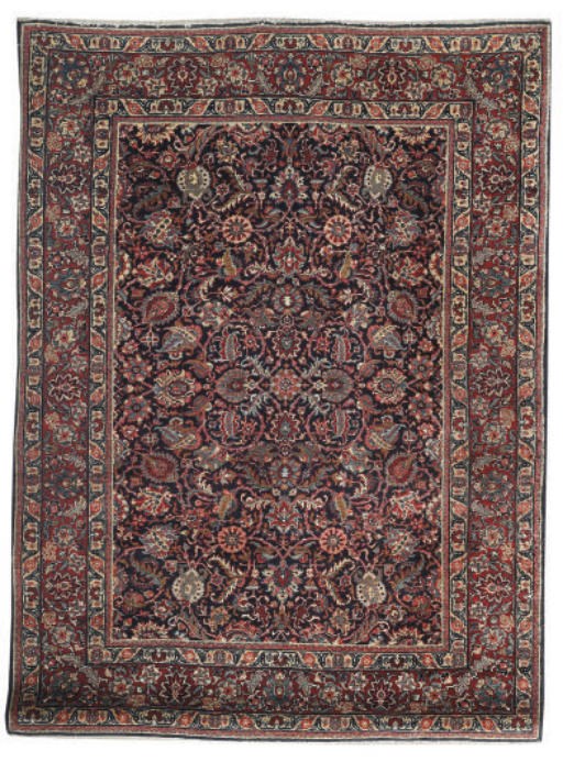 A fine unusual Tabriz rug