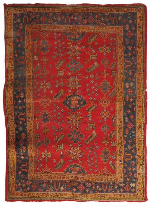 A Ushak small carpet