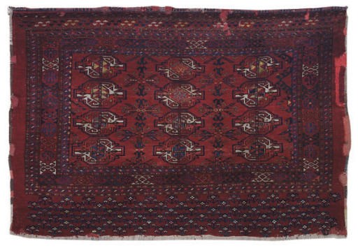 A antique part silk Tekke Juval