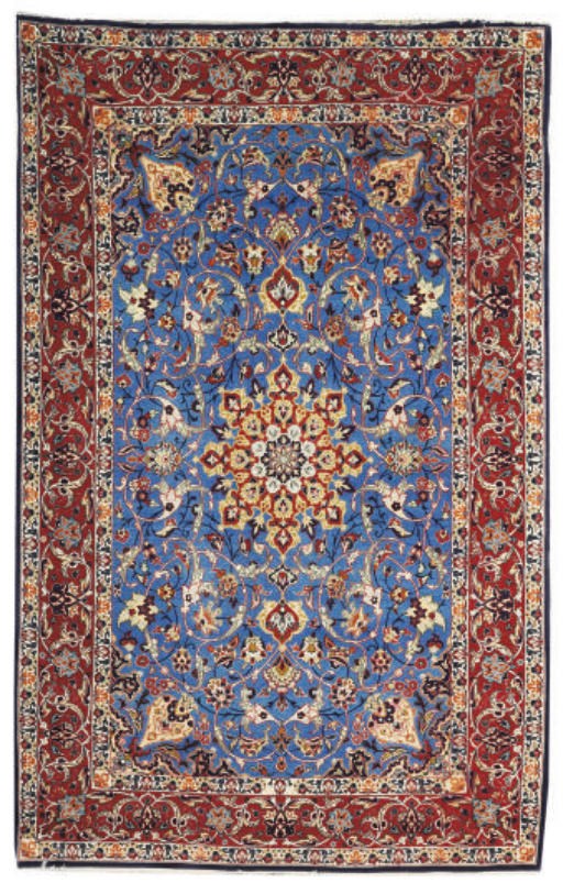 A very fine Isfahan rug