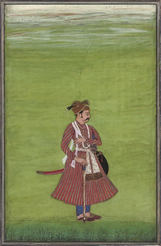 A COURTIER, PROVINCIAL RAJASTHAN, 1780