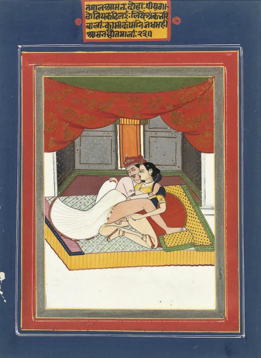 EROTIC SCENE, JAIPUR, RAJASTHAN, 1820