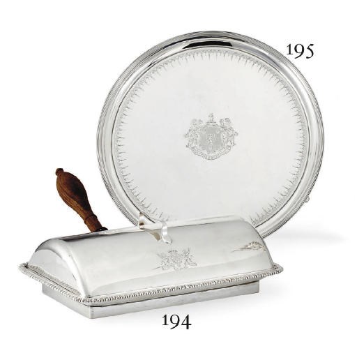 A GEORGE III SILVER BACON DISH