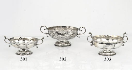 A Dutch silver brandybowl