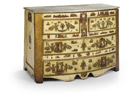 COMMODE D'EPOQUE REGENCE