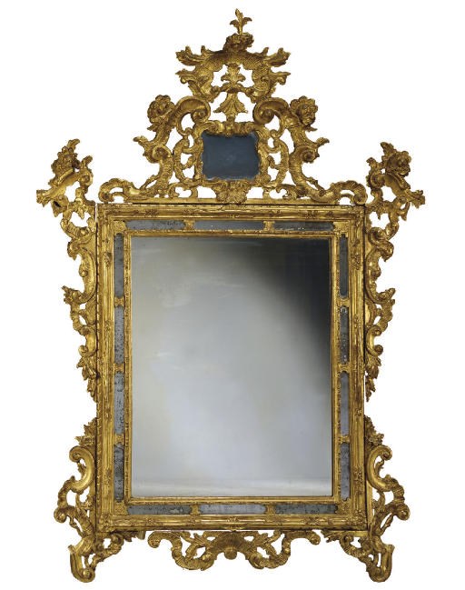 MIROIR ITALIEN DU DEBUT DU XVIIIEME SIECLE
