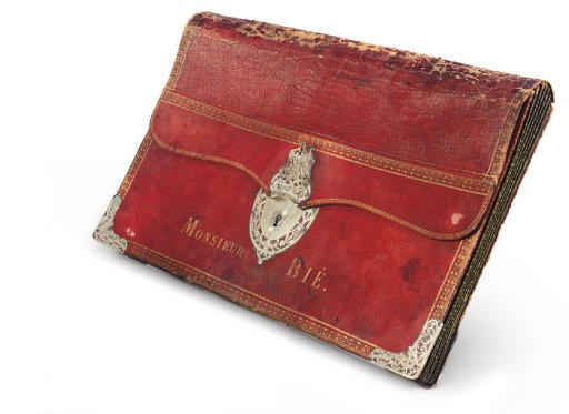 PORTEFEUILLE DE LA FIN DU XVIIIEME SIECLE