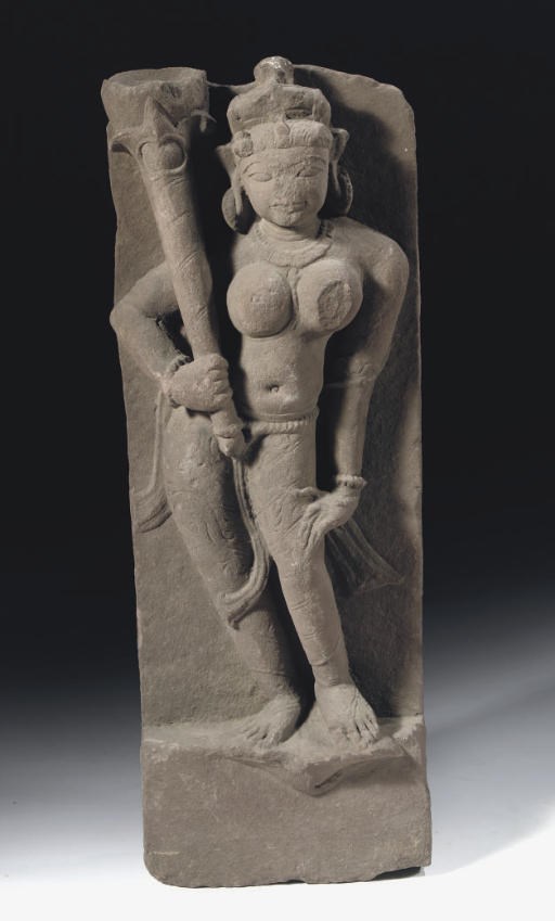 A Central Indian sandstone female figure