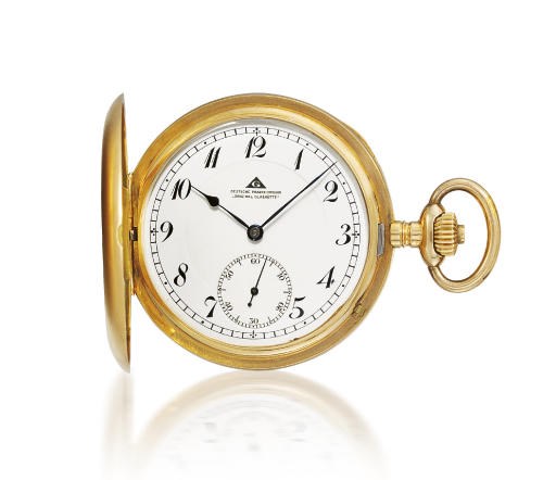 GLASHÜTTE ORIGINAL. A FINE 14K GOLD HUNTER CASE KEYLESS LEVER POCKET WATCH WITH ORIGINAL BOX