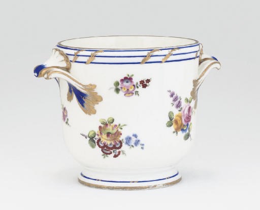 A SEVRES HALF-BOTTLE COOLER (SEAU A DEMI BOUTEILLE ORDINAIRE)