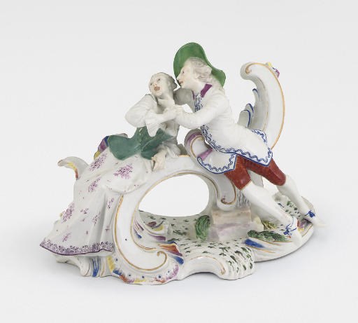 A NYMPHENBURG GROUP OF LOVERS