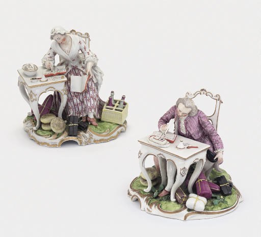 TWO FRANKENTHAL GROUPS OF DER KAUFMANN AND DIE KAUFMANNSFRAU