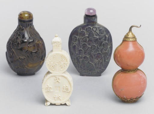A collection of forty-six various snuff bottles, 19th and 20th centuries