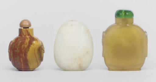 Six Chinese snuff bottles, 19th century