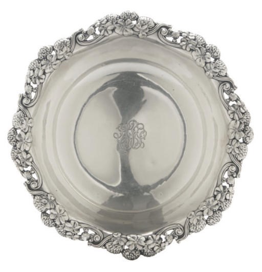 AN AMERICAN SILVER BOWL,