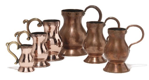 A GROUP OF THREE SCOTTISH COPPER MEASURES