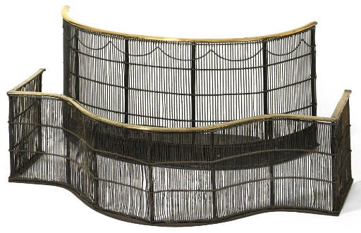AN ENGLISH STEEL WIRE FENDER