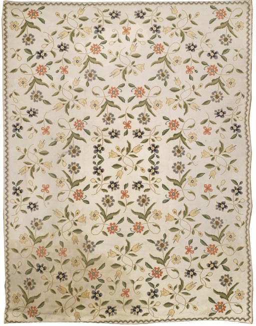 A Portuguese needlepoint carpet