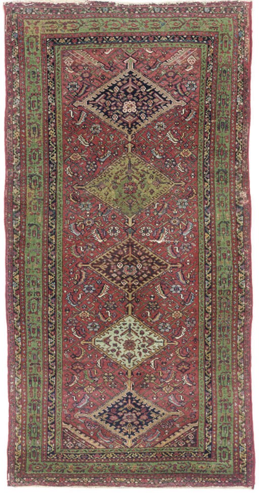 An antique North-West Persian long rug