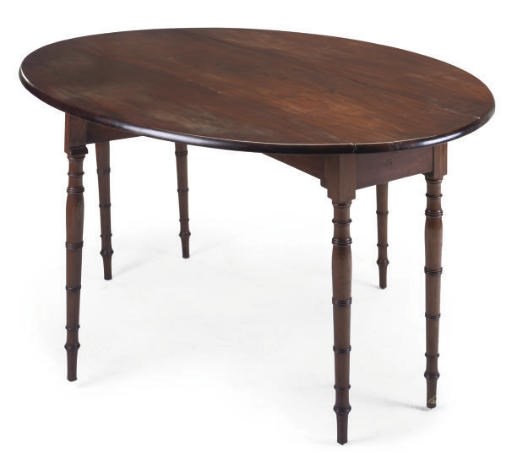 A REGENCY MAHOGANY WAKE TABLE