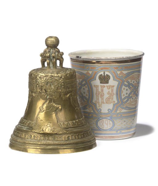 A RUSSIAN ENAMEL CORONATION BEAKER