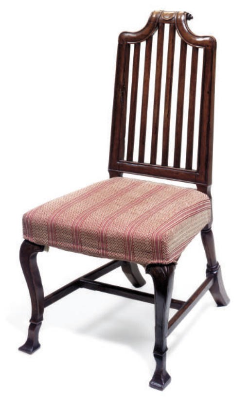 A WILLIAM AND MARY WALNUT SIDE CHAIR
