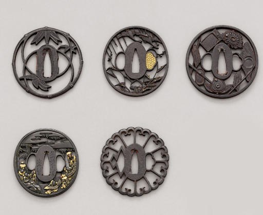 Five Iron Sukashi Tsuba