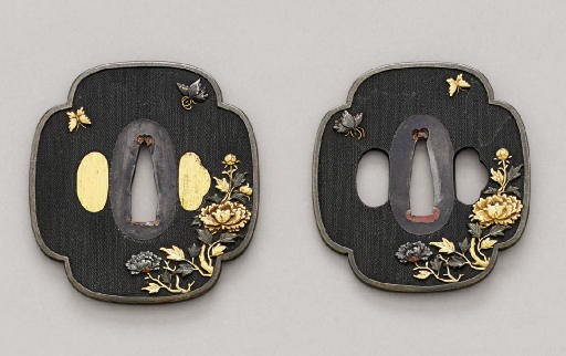 An Omori School Daisho (Pair of Tsuba)