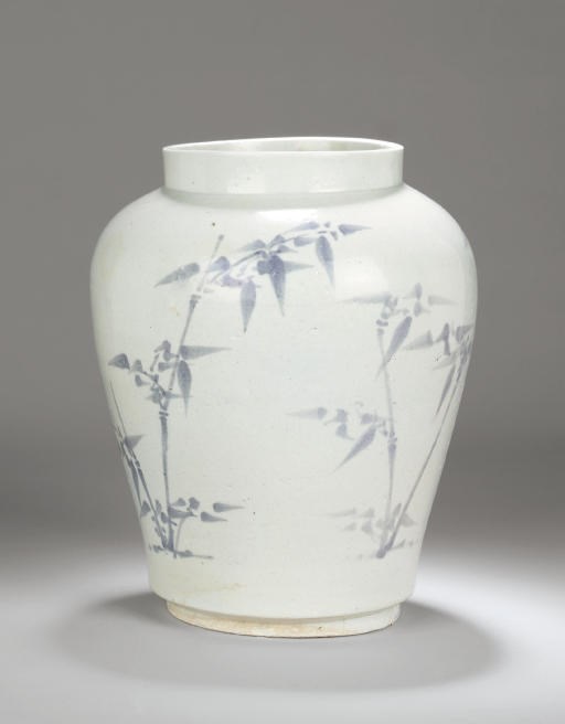 A Blue and White Porcelain Jar
