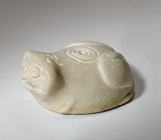 An Archaistic Animalier Marble Water Dropper