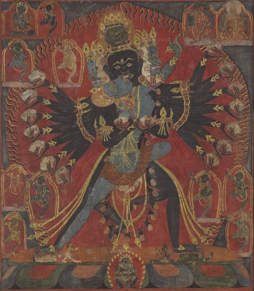 A Thangka of Hevajra