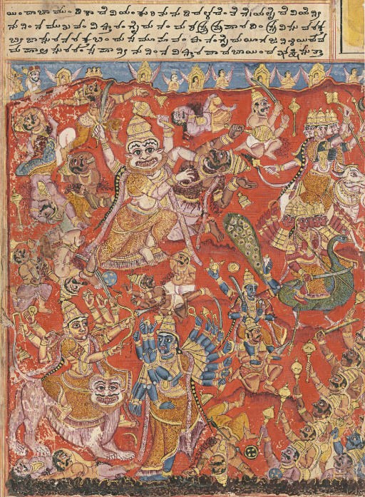 An illustration from the Devimahatmya