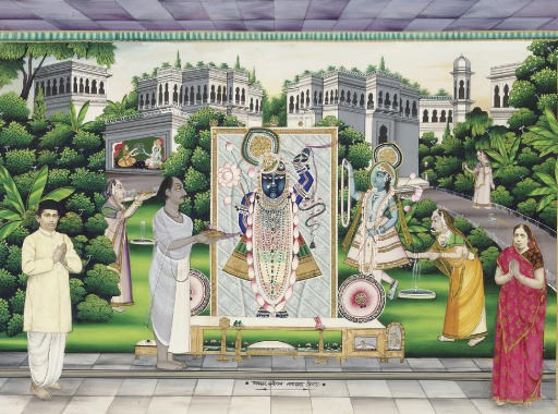 A painting of Shri Nathji