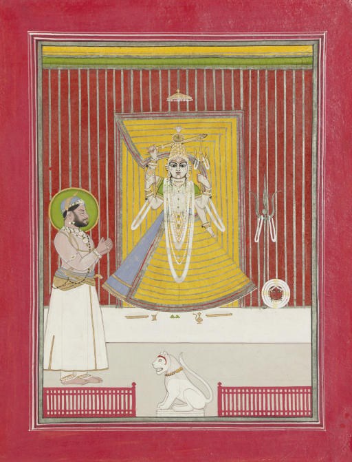 Ruler Worshipping Durga