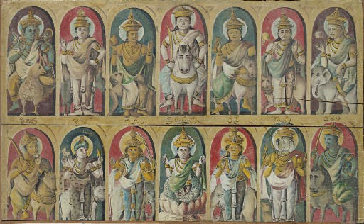 A Painting of Buddhist Deities