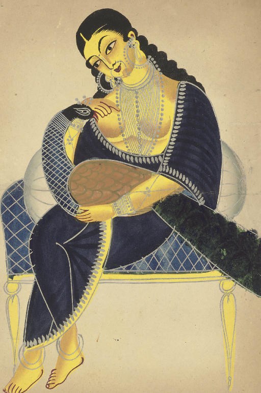 Goddess and Peacock