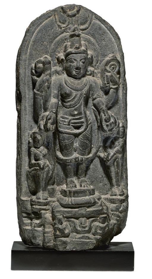 A stone stele of Vishnu