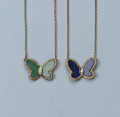 TWO GEM-SET NECKLETS, BY VAN CLEEF & ARPELS