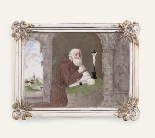 A VOLKSTEDT RECTANGULAR PLAQUE