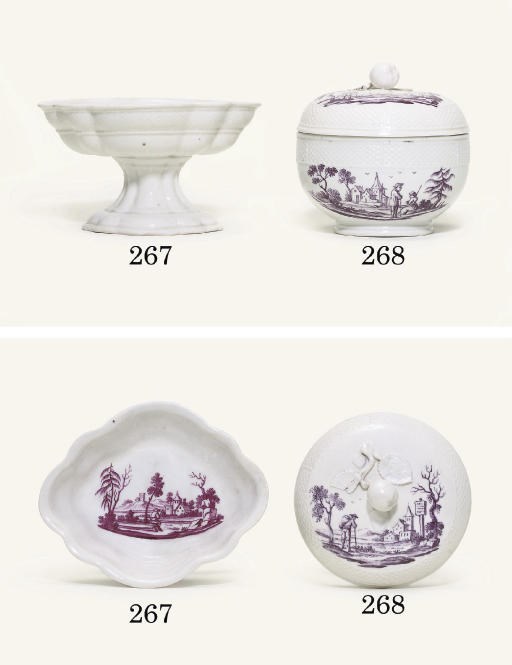A WÜRZBURG CIRCULAR SUGAR-BOWL AND COVER