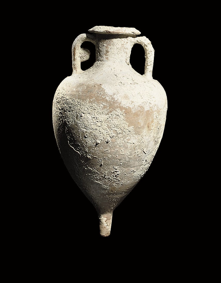 AN EASTERN MEDITERRANEAN POTTERY AMPHORA